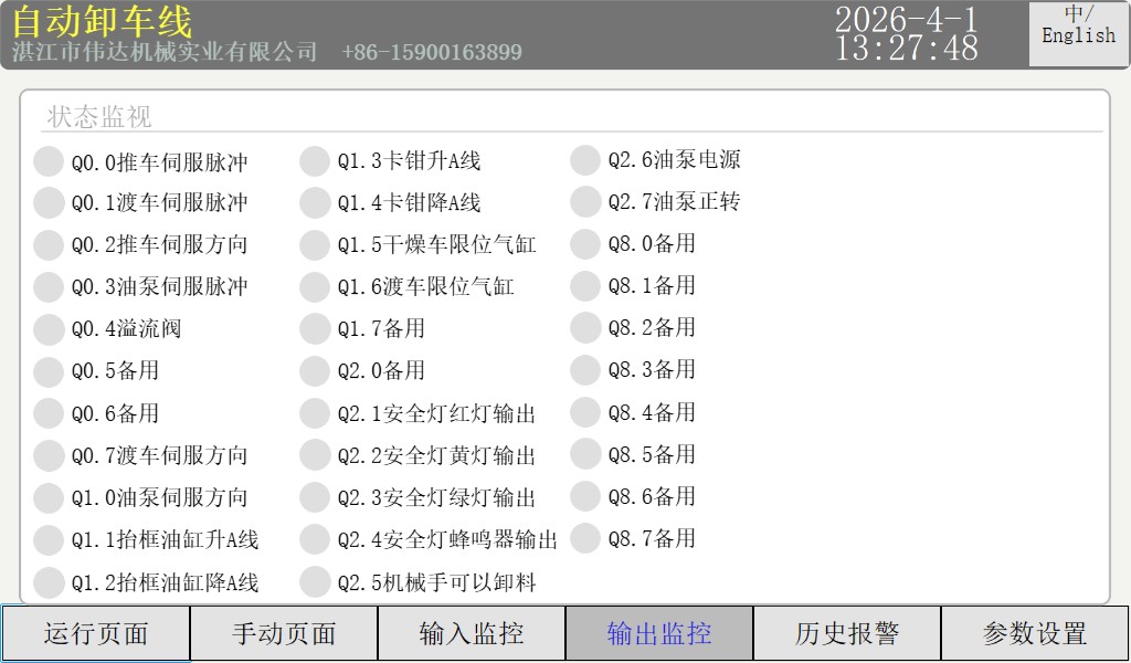 输出监控